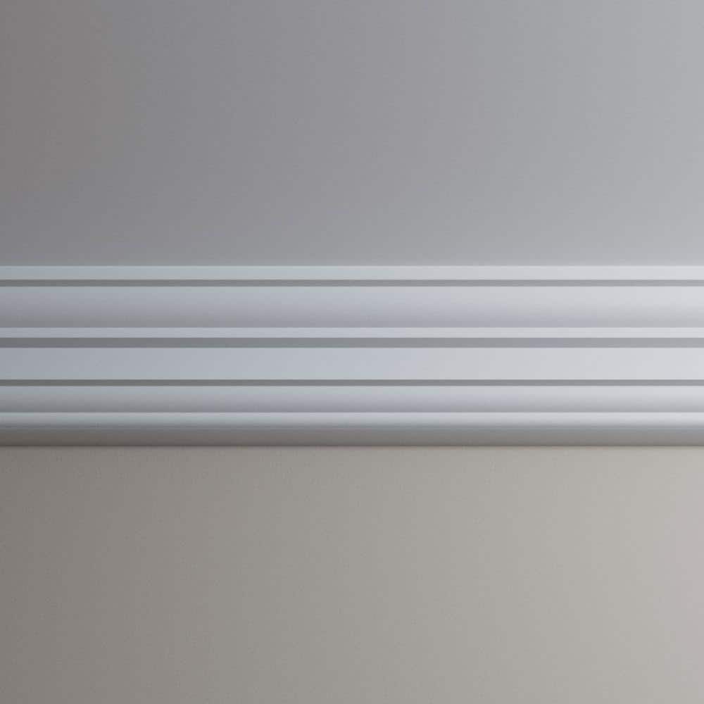 Henry 96" Unfinished Polyurethane Crown Moulding