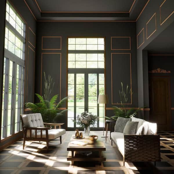 Royal Mouldings 5947 3/8 in. x 1-1/4 in. x 7 ft. PVC Composite Colonial Stop Gunstock Molding