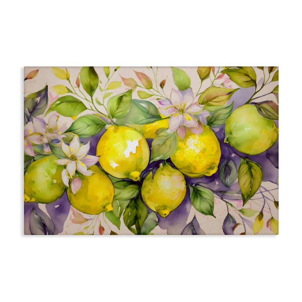 Cottage Lemon Blooms by Alina Georgescu Unframed Food Graphic Art Print 30 in. x 45 in. price history on PriceWatchPro
