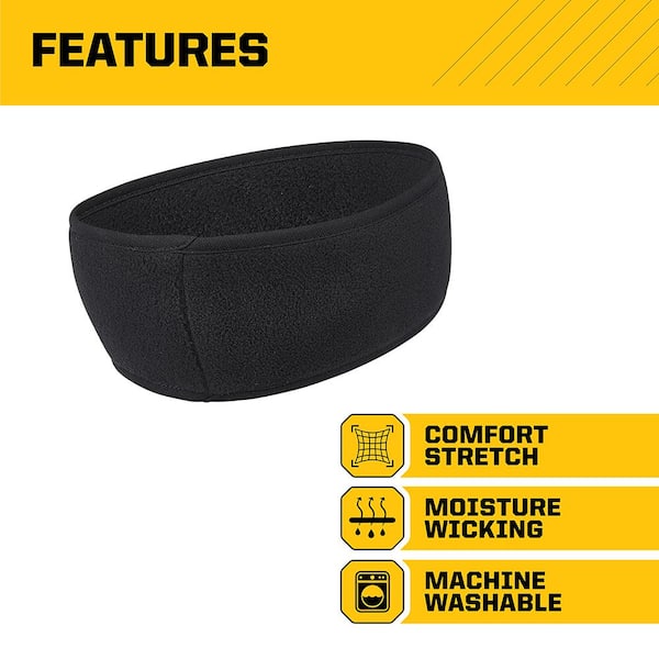 FIRM GRIP Men's Black Fleece Headband 60011-92 - The Home Depot FIRM GRIP Men's Black Fleece Headband 60011-92 - The Home Depot