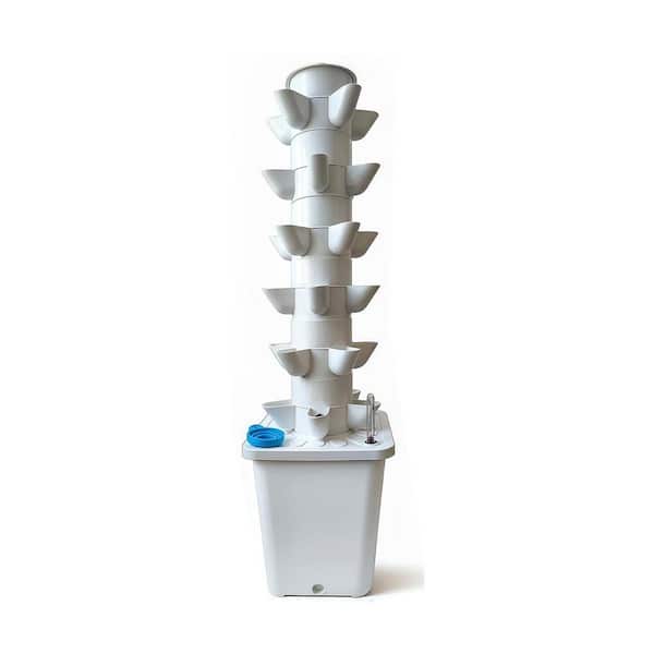 30 Plants Hydroponic Tower, Hydroponics Growing System Tower, Hydroponics Tower with Timer Automatic Watering