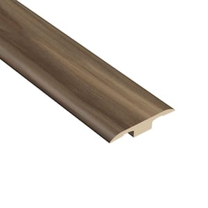Acacia Nutmeg 1/4 in. Thick x 1-3/8 in. Wide x 94-1/2 in. Length Vinyl T-Molding