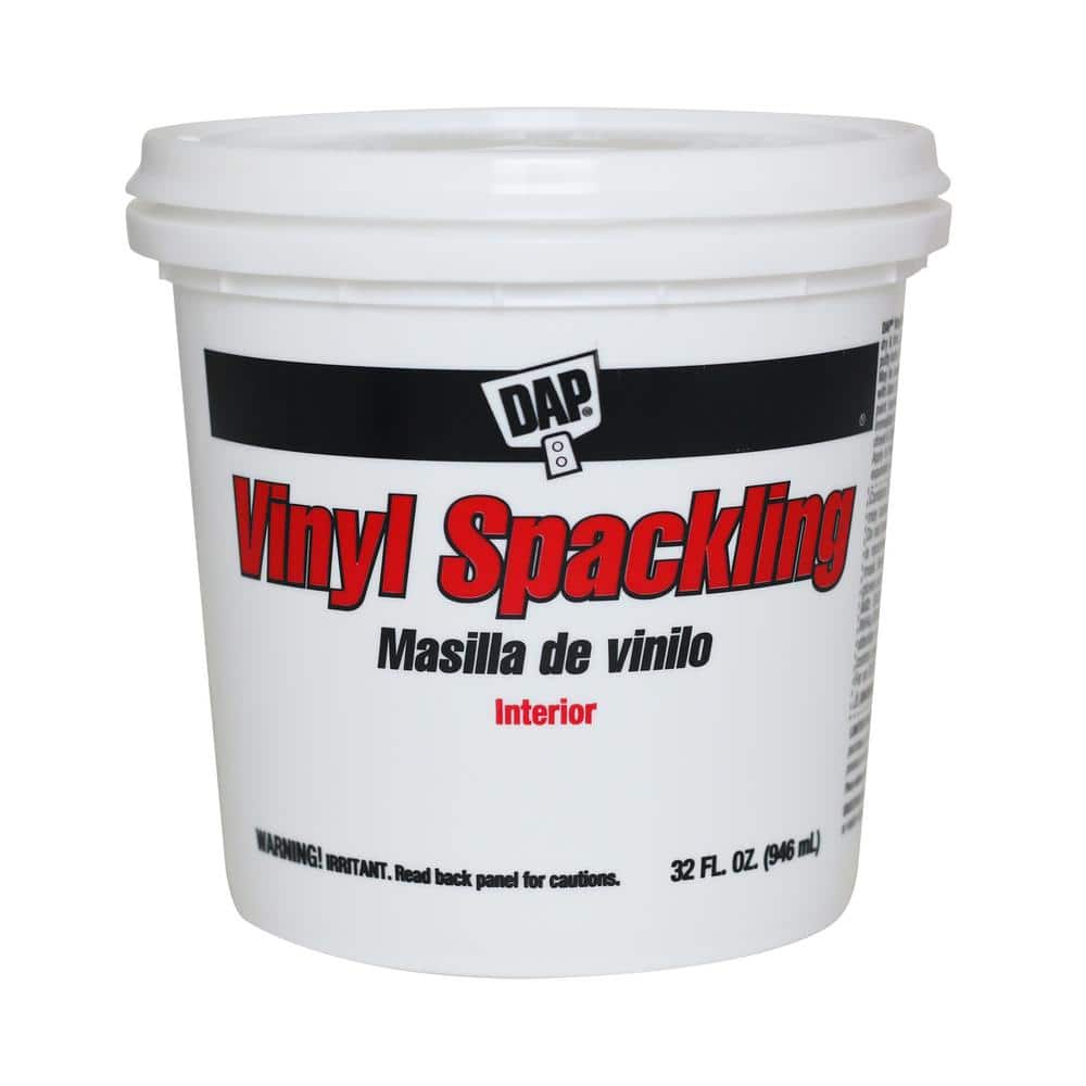 DAP Ready-to-Use 32 oz. White Vinyl Spackling (6-Pack) 7079812132
