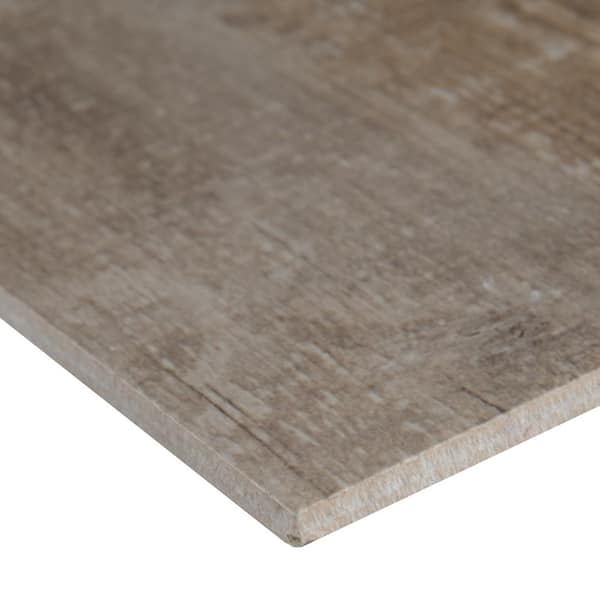 MSI Barnwood Cognac 8 in. x 36 in. Matte Porcelain Floor and Wall Tile (14 sq. ft. / case)