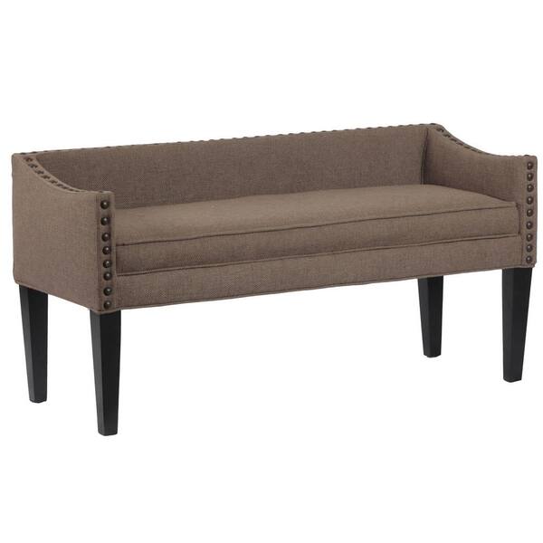 Leffler Home Whitney Upholstered Bench in Lisburn Rattan