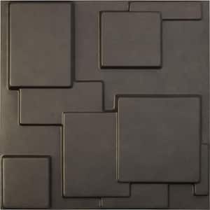 19-5/8"W x 19-5/8"H Gomez EnduraWall Decorative 3D Wall Panel, Weathered Steel (12-Pack for 32.04 Sq.Ft.)