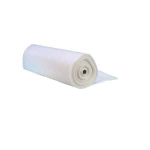 10 ft. W x 25 ft. L 4 Mil Plastic Sheeting Clear Poly Roll