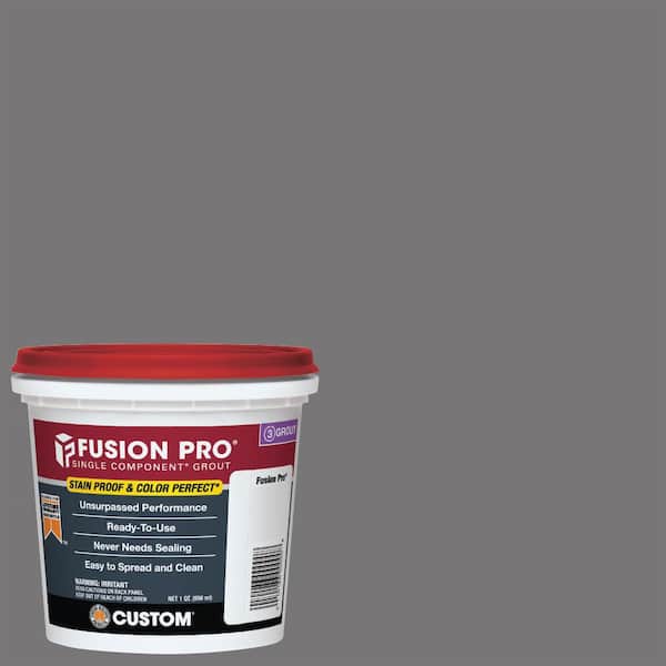 Custom Building Products Fusion Pro #19 Pewter 1 qt. Single Component Grout