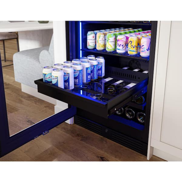 Beverage in. Single Presrv Ready PRB24F01BPG Size Zephyr Cooler - Panel 14-Bottle 24 266-Can The Depot Home and Zone Full