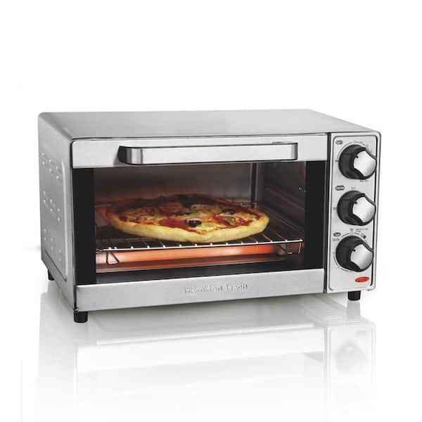 Hamilton Beach Countertop Toaster Oven, 6-Slices, Includes Bake Pan and  Broil Rack, Black (31330D)