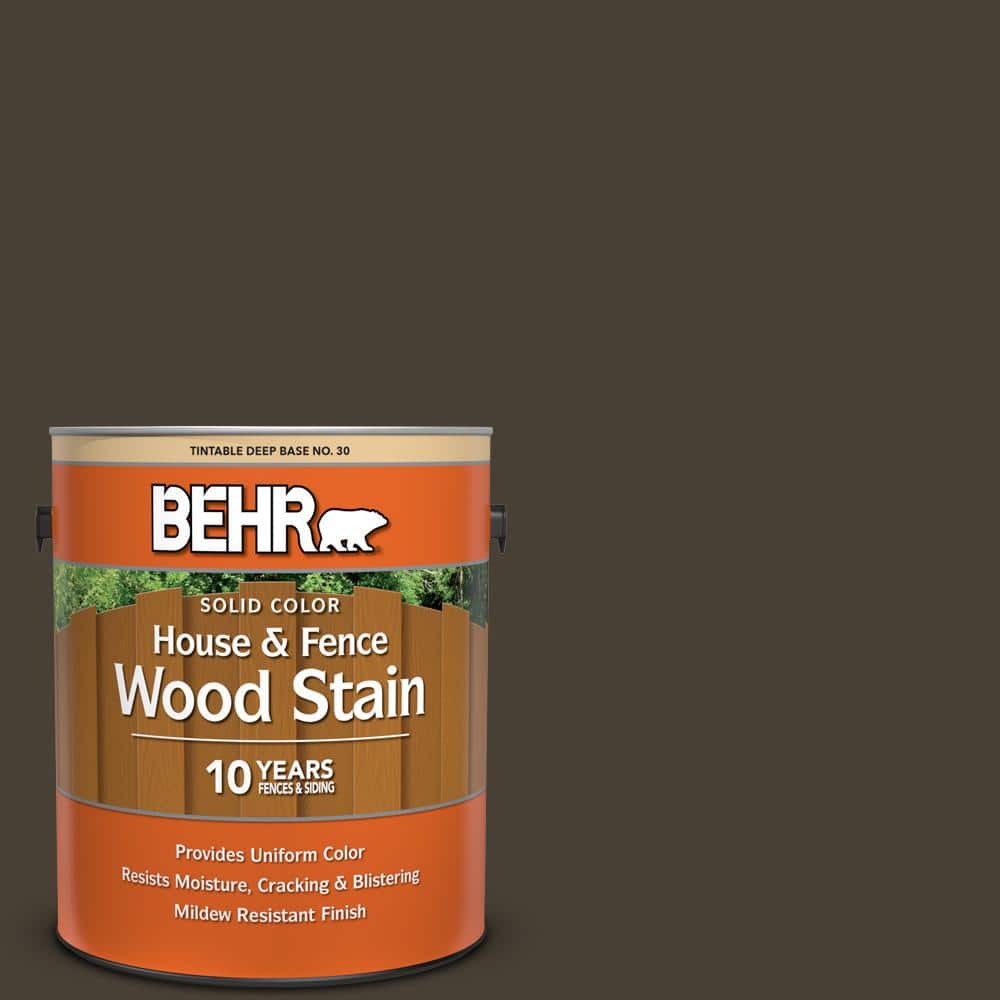 1 gal. #PPU5-20 Sweet Molasses Solid Color House and Fence Exterior Wood St