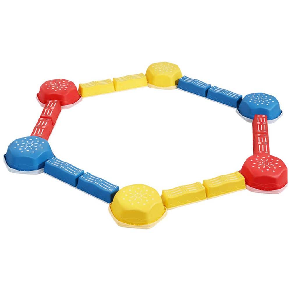 Colorful Sensory Stepping Stones for Kids Indoor Outdoor Freestanding Balance Beam Toy Set price history on PriceWatchPro