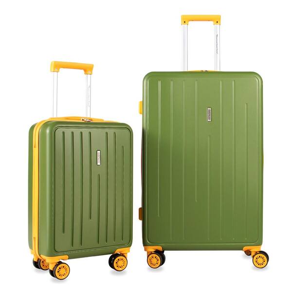 american green travel suitcase