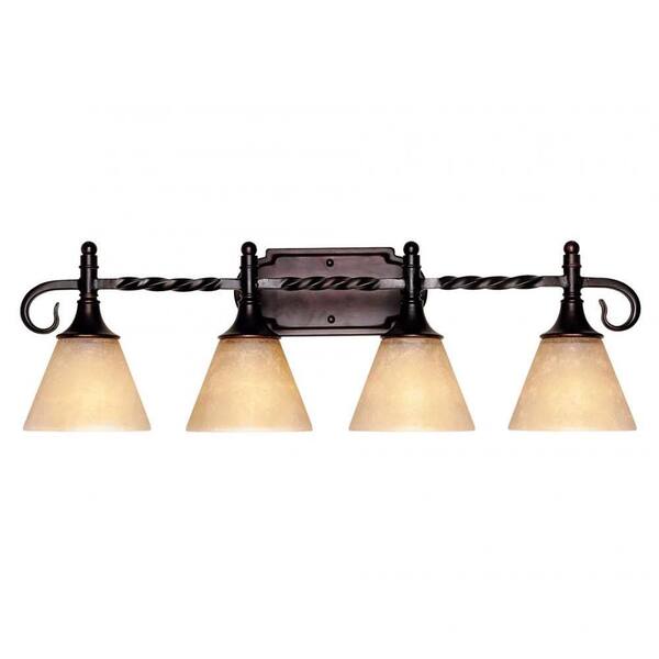 Filament Design Dela 4-Light English Bronze Bath Vanity Light