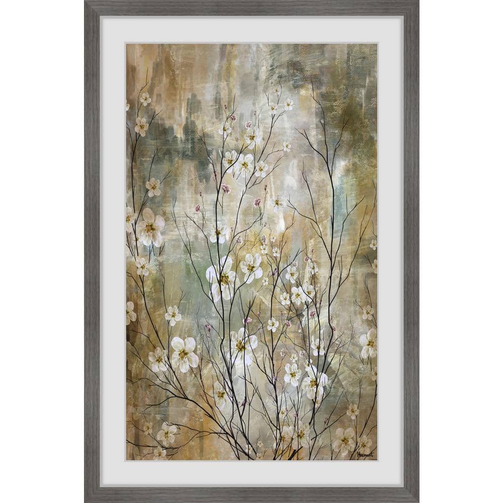 Autumn White by Marmont Hill Framed Nature Art Print 12 in. x 8 in.