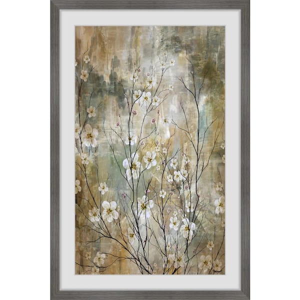 Unbranded "Autumn White" by Marmont Hill Framed Nature Art Print 12 in. x 8 in.