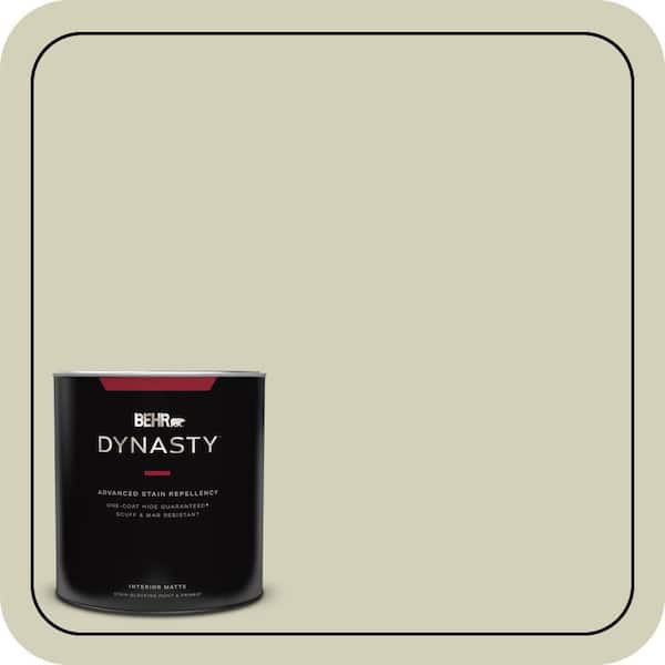 BEHR DYNASTY 1 qt. #ECC-38-1 Pale Sagebrush Matte Interior Stain-Blocking Paint & Primer