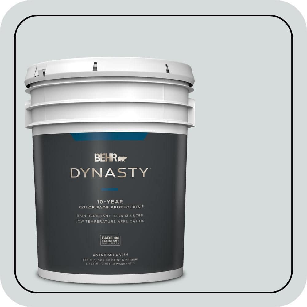 5 gal. Home Decorators Collection #HDC-CT-16 Billowing Clouds Satin Enamel Exterior Stain-Blocking Paint & Primer price history on PriceWatchPro