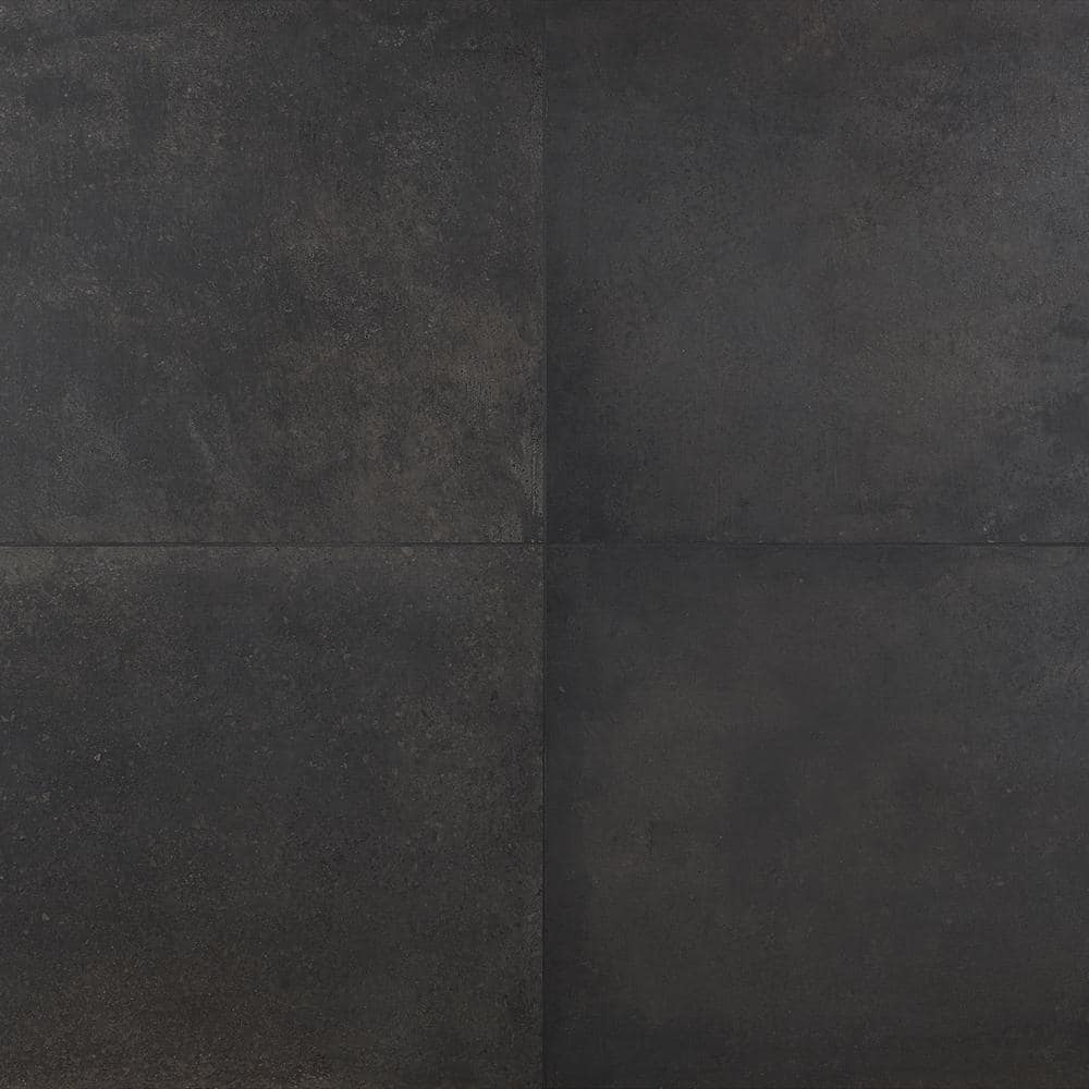 Hudson Black 23.45 in. x 47.07 in. Matte Porcelain Floor and Wall Tile (15.50 sq. ft. /Case) price history on PriceWatchPro