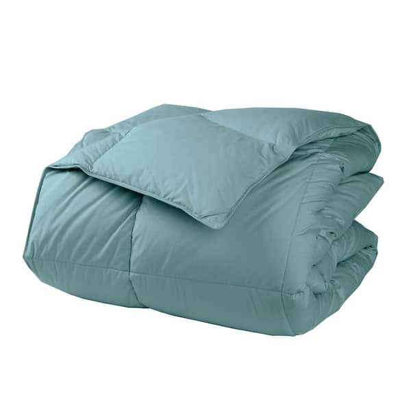 The Company Store LaCrosse Medium Warmth Sea Mist King Down Comforter