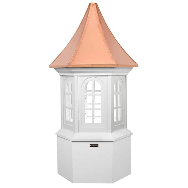 Good Directions Smithsonian Georgetown 26 in. x 59 in. Vinyl Cupola with Copper Roof