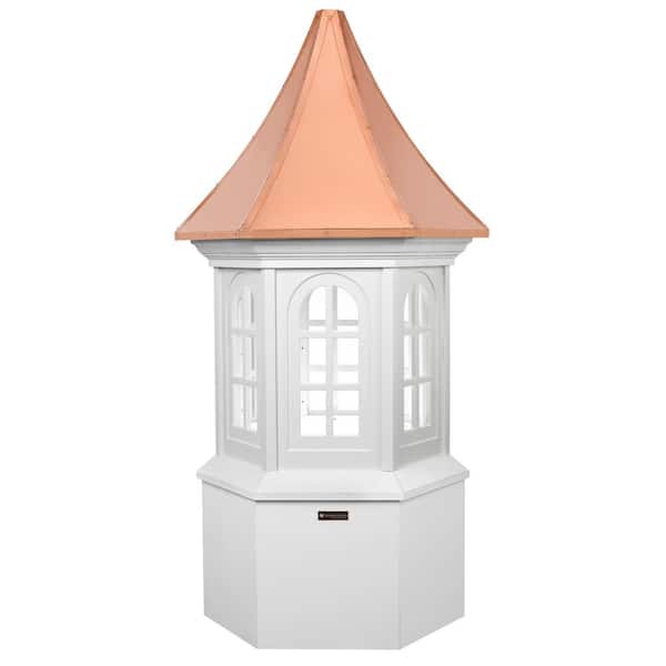 Good Directions Smithsonian Georgetown 30 in. x 67 in. Vinyl Cupola with Copper Roof
