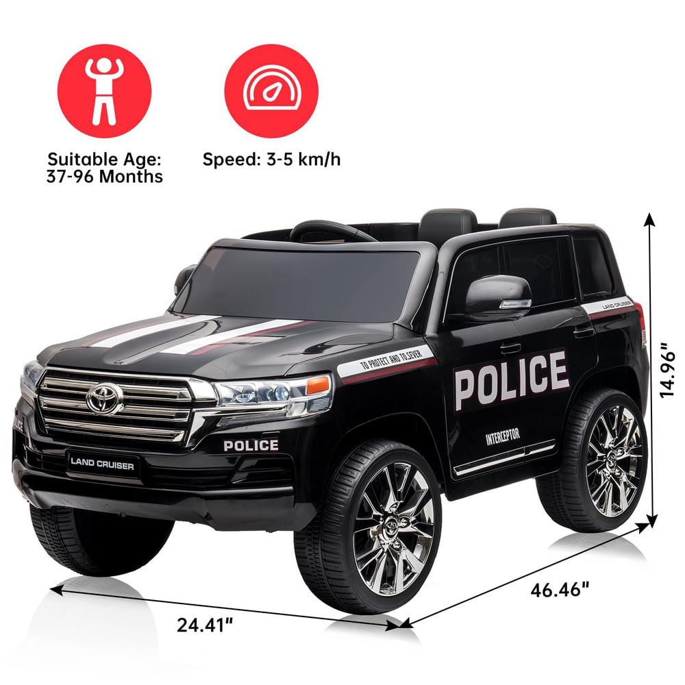 12V Black Kids Ride-On SUV with Remote Control