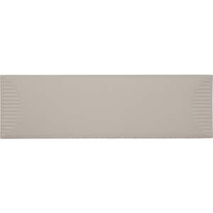 Stencil Beige 4 in. x 12 in. Glaze Porcelain Half Moon Floor and Wall Tile (5.81 sq. ft./case)