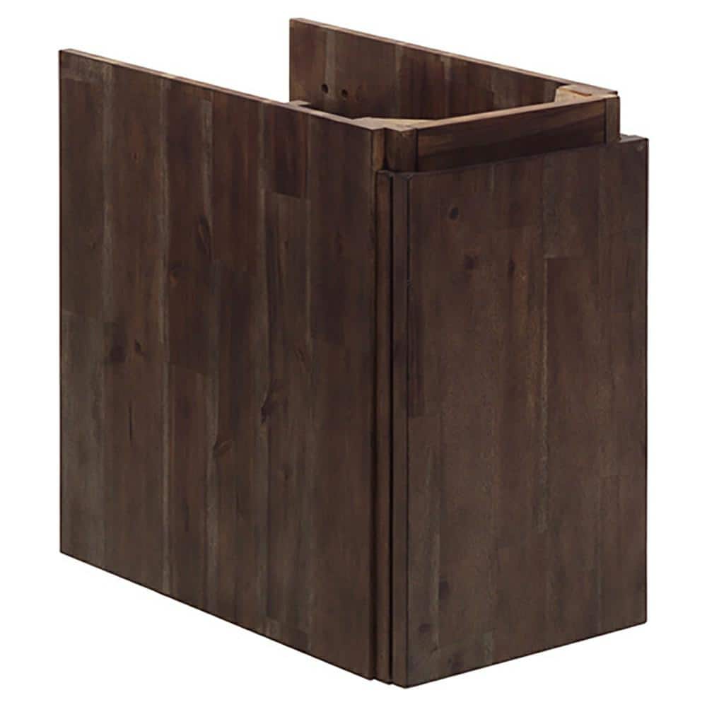 Formosa 47" Brown Acacia Wall-Mounted Single Vanity Base