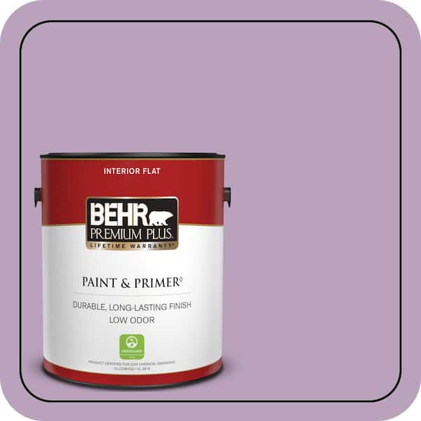 BEHR PREMIUM PLUS 1 gal. #M100-3 Svelte Flat Low Odor Interior Paint & Primer