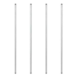 3/4 in. x 4 ft. Galvanized Steel Pipe (4-Pack)