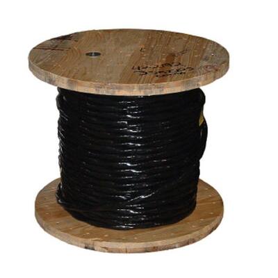 (By-the-Foot) 2/0 Black Stranded CU SIMpull THHN Wire