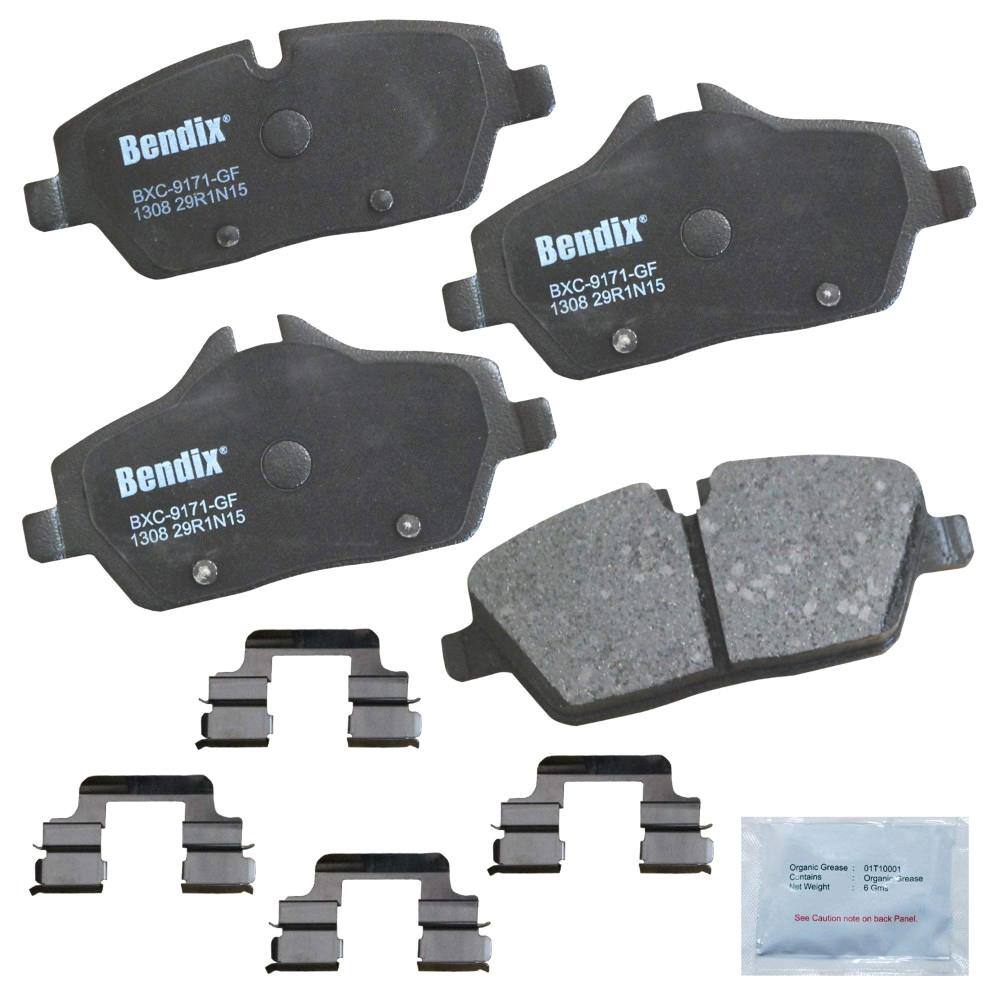 Bendix Premium Copper Free Disc Brake Pad Set 2015-2017 Honda Fit 1.5L ...