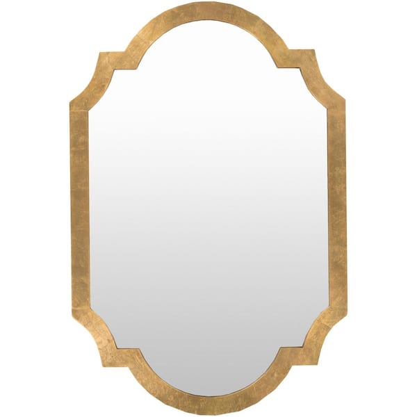 Artistic Weavers Large Rectangle Gold Contemporary Mirror (45 in