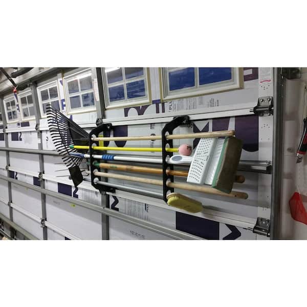 PWRR PRODUCTS Cobra 6 Item 21 in. Black Garage Door Storage Rack CSR21BB - The Home Depot PWRR PRODUCTS Cobra 6 Item 21 in. Black Garage Door Storage Rack CSR21BB - The Home Depot