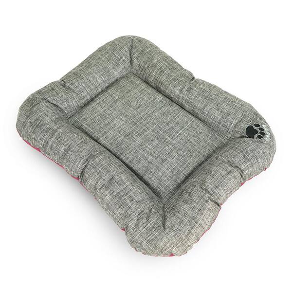 SUSSEXHOME Gray Waterproof Dog Pillow for Large Dogs TearResistant Washable Dog Bed BCBGYL