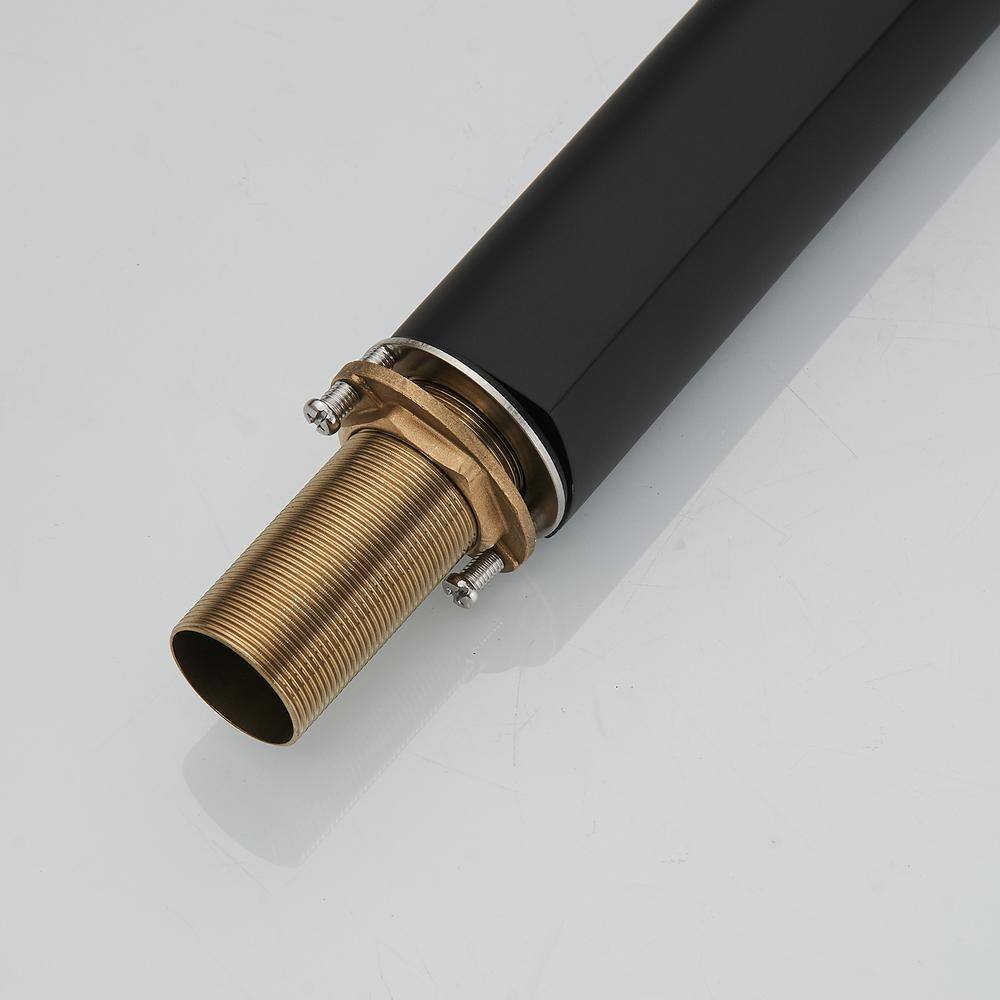 Matte Black Tall Single Handle Vessel Sink Faucet