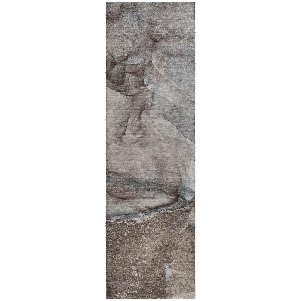 Dream Shag Premium Machine Washable Abstract ADS524 Taupe 2 ft. x 7 ft. Runner Rug price history on PriceWatchPro
