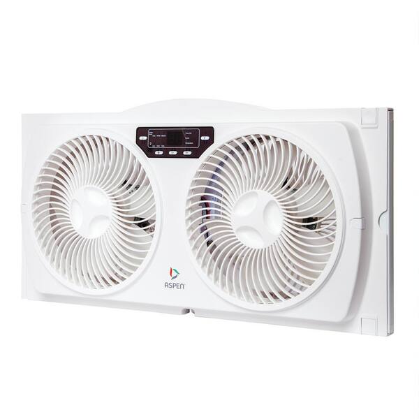 ASPEN 8.5 in. 3 Speed Smart Wi-Fi Window Fan