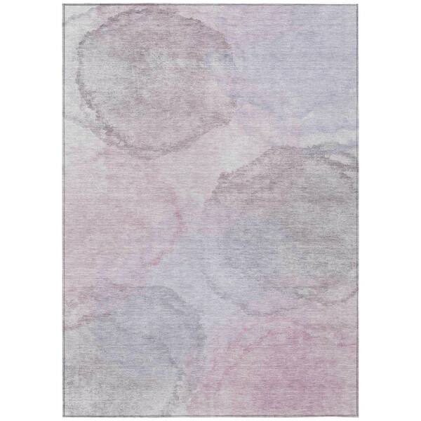 Chantille Machine Washable Indoor/Outdoor Abstract ACN2443 Blush 10 ft. x 14 ft. Area Rug