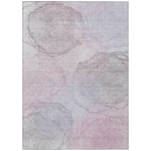 Chantille Machine Washable Indoor/Outdoor Abstract ACN2443 Blush 5 ft. x 7 ft. 6 in. Area Rug