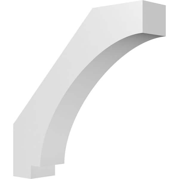 Ekena Millwork Imperial 3 in. x 14 in. x 14 in. Architectural Grade PVC Knee Brace