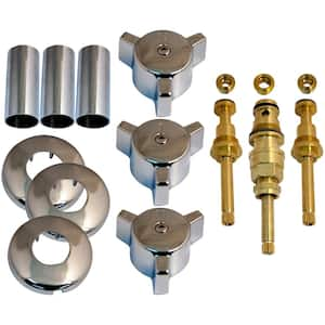 Tub and Shower Rebuild Kit for Briggs Trim Line 3-Handle Faucets