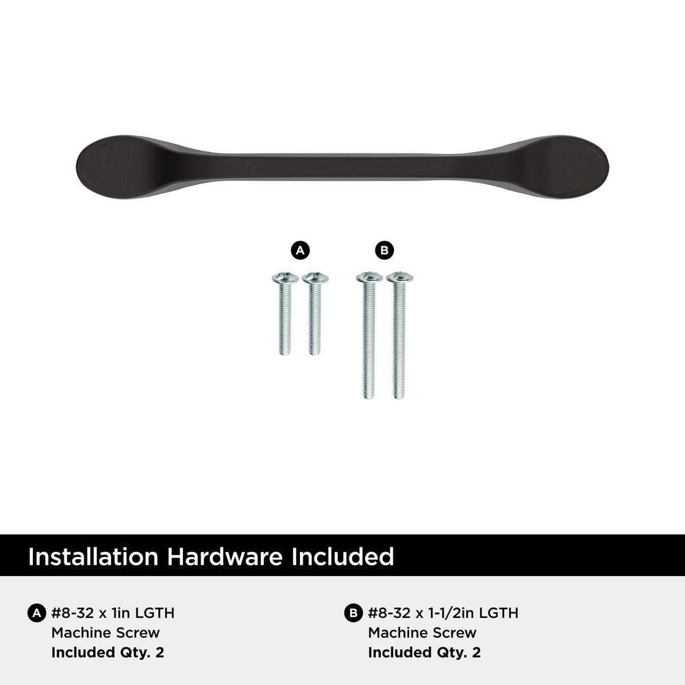 Ravino Oil-Rubbed Bronze Arch Cabinet Pull with Mounting Hardware