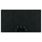 GE JP626BKBB 36 Electric Cooktop with 4 Coil Elements, Removable Drip  Bowls, Upfront Controls and ADA Compliant: Black