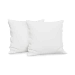 Plush Fiber Filled Euro Square 27 in. x 27 in. Pillow Insert ((set of 2))