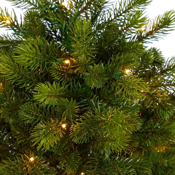 6.5' Slim Colorado Mountain Spruce Artificial Christmas Tree with