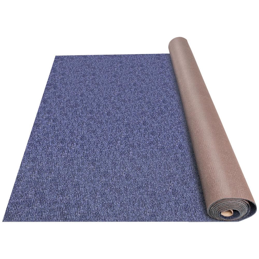 VEVOR Marine Carpet 6 sq. ft. W x 20 oz. Marine Grade Texture Carpet Blue Outdoor Rug Non-Slide Polyester Rug Full Roll Carpet (fNr7LKub5PinjJ9)