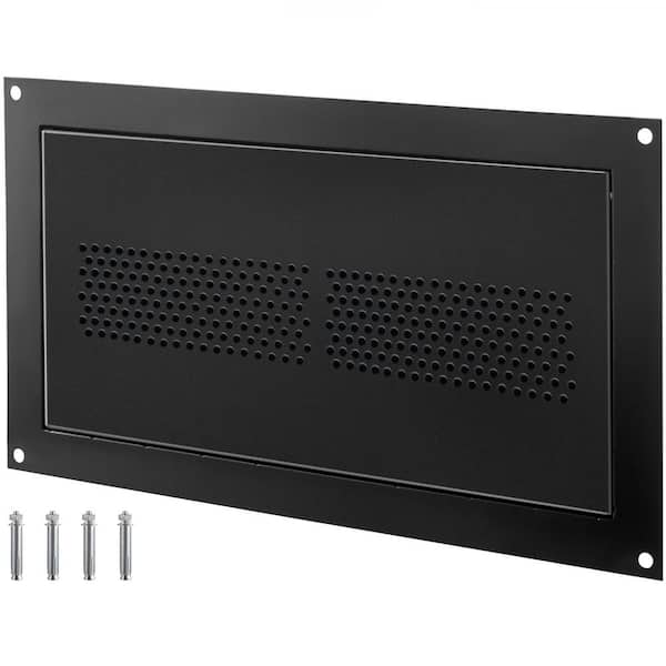 Flood Vent 8 in. Height x 16 in. Width Foundation Flood Vent, to Reduce Foundation Damage and Flood Risk, Black