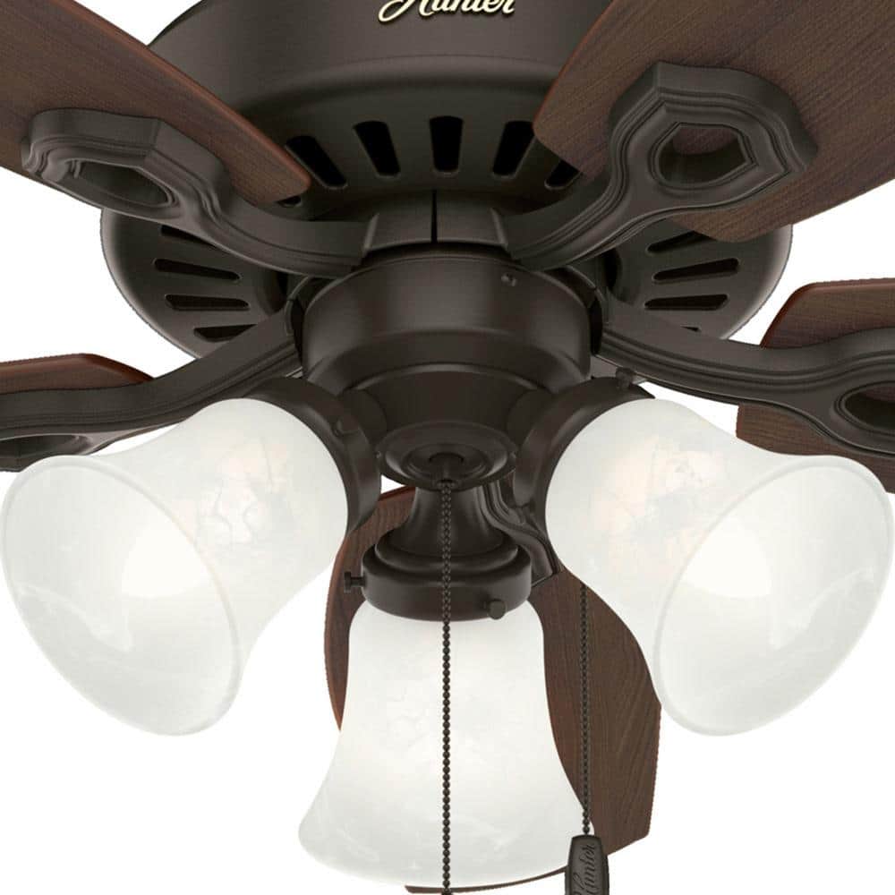 Elegant 42" New Bronze Ceiling Fan with Cherry & Mahogany Blades